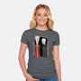 Stupid Vampires-Womens-Fitted-Tee-pigboom