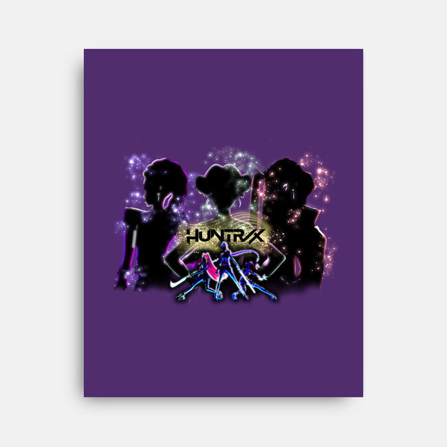 Huntrix-None-Stretched-Canvas-Afire