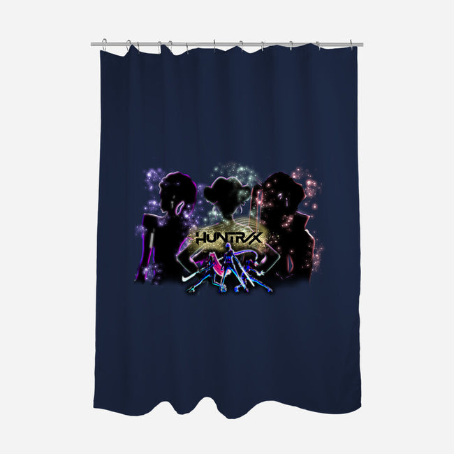 Huntrix-None-Polyester-Shower Curtain-Afire
