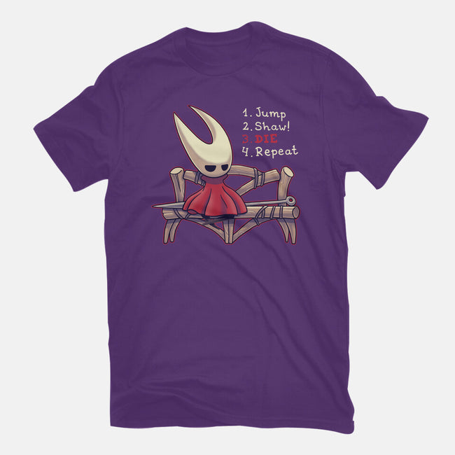 Shaw And Repeat-Womens-Fitted-Tee-Geekydog