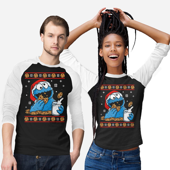Cookie Christmas-Unisex-Baseball-Tee-Vallina84