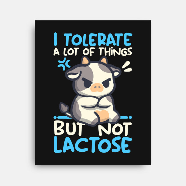 Cow Lactose Intolerant-None-Stretched-Canvas-NemiMakeit