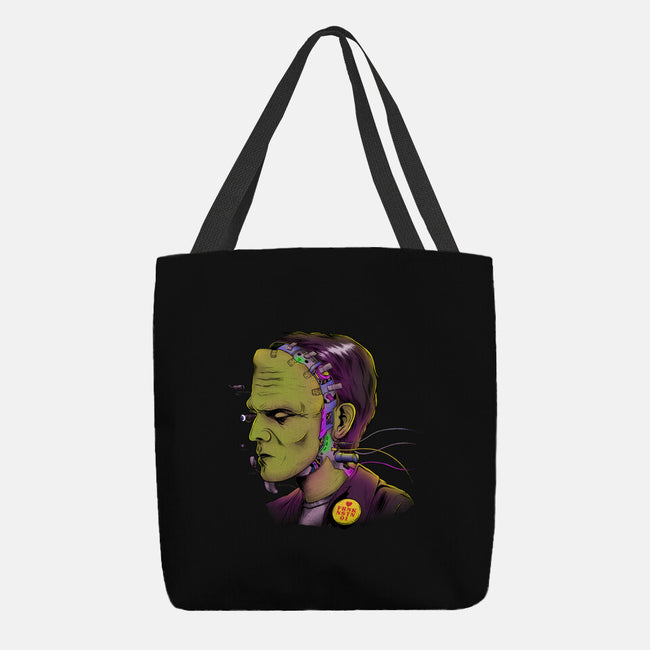 Cyber Frankenstein-None-Basic Tote-Bag-alfbocreative