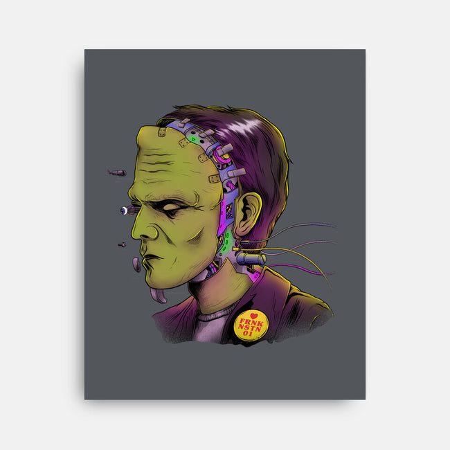 Cyber Frankenstein-None-Stretched-Canvas-alfbocreative