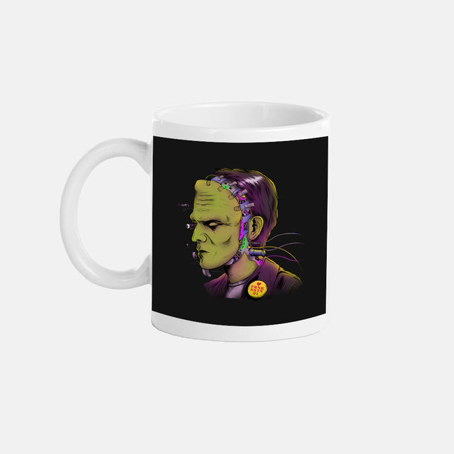 Cyber Frankenstein-None-Mug-Drinkware-alfbocreative