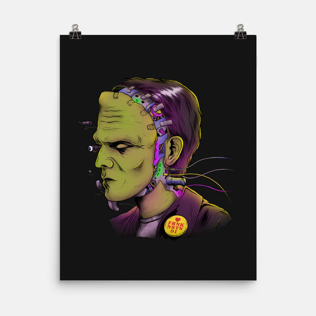 Cyber Frankenstein-None-Matte-Poster-alfbocreative