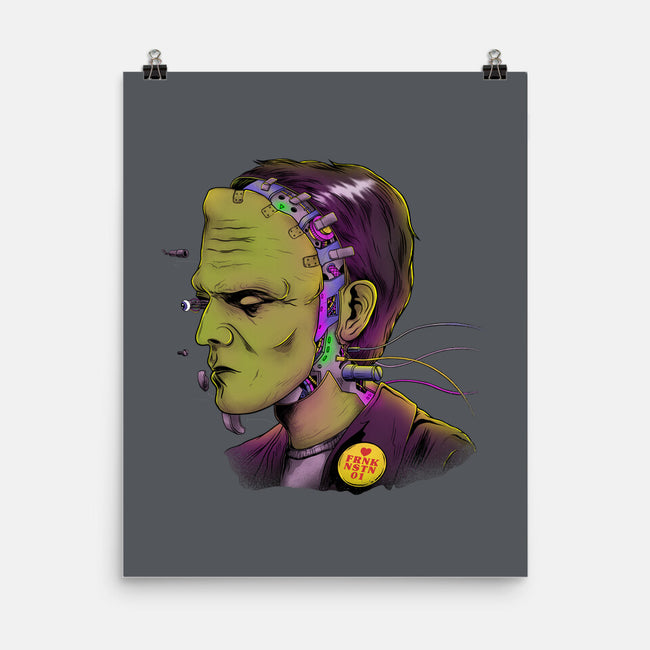 Cyber Frankenstein-None-Matte-Poster-alfbocreative