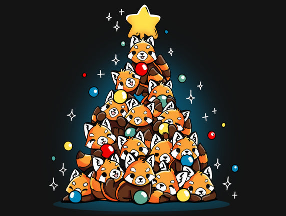 Red Panda Christmas Tree