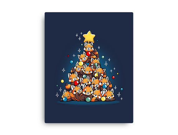 Red Panda Christmas Tree