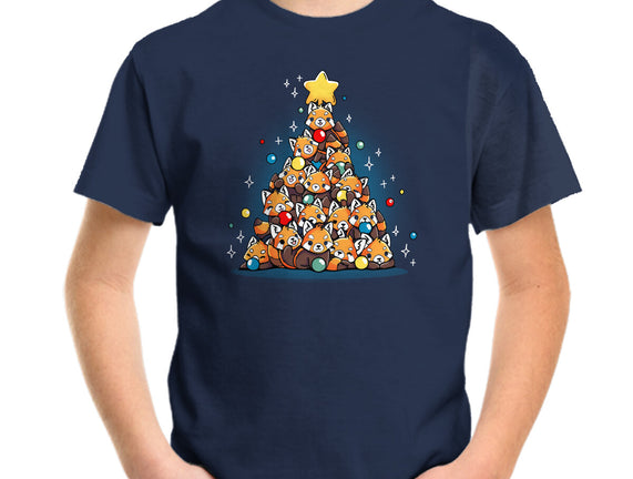 Red Panda Christmas Tree