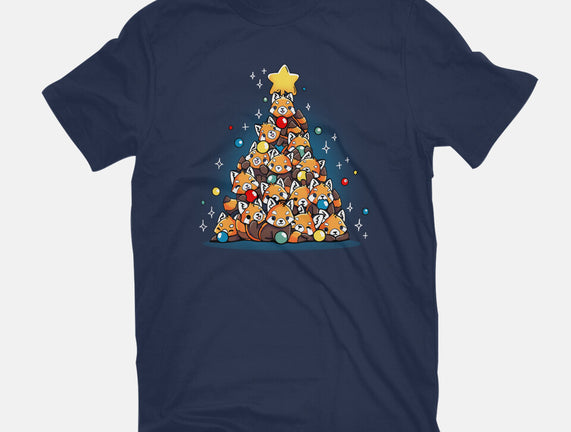 Red Panda Christmas Tree