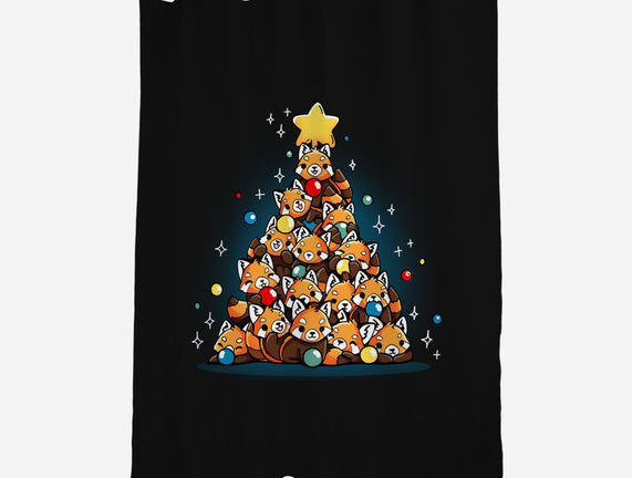 Red Panda Christmas Tree