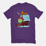 Up On The House Top-Womens-Fitted-Tee-DrawnByBryan