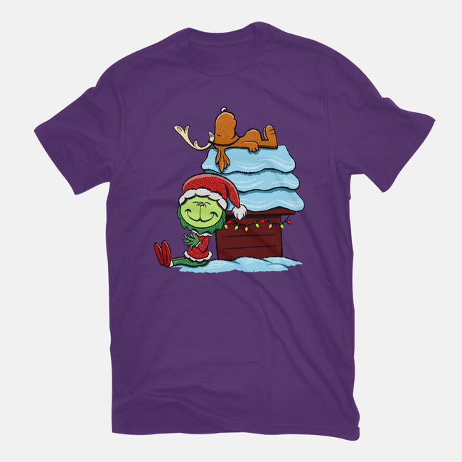 Up On The House Top-Mens-Premium-Tee-DrawnByBryan