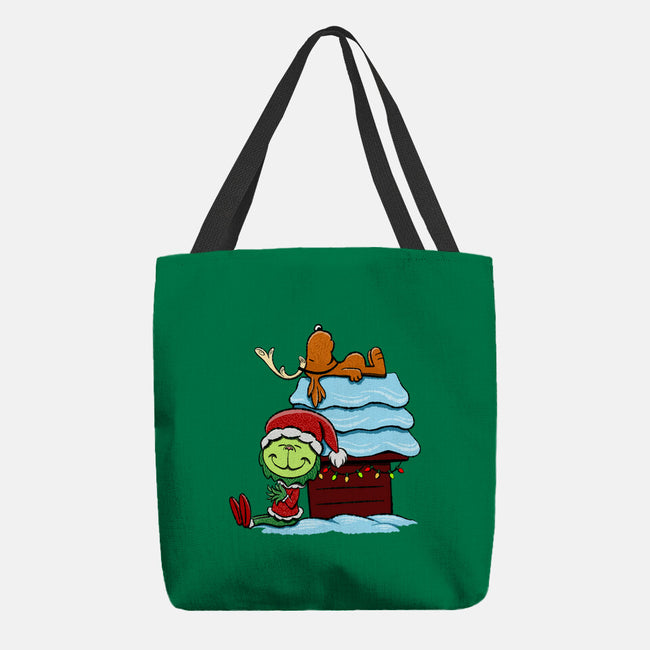 Up On The House Top-None-Basic Tote-Bag-DrawnByBryan