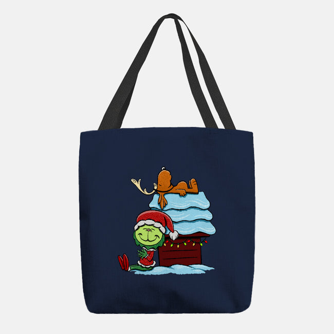 Up On The House Top-None-Basic Tote-Bag-DrawnByBryan