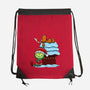 Up On The House Top-None-Drawstring-Bag-DrawnByBryan