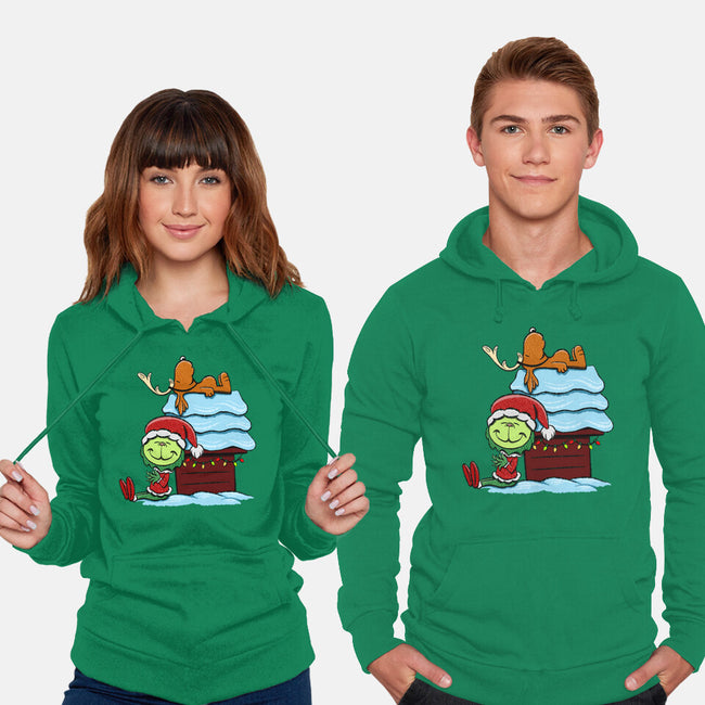 Up On The House Top-Unisex-Pullover-Sweatshirt-DrawnByBryan