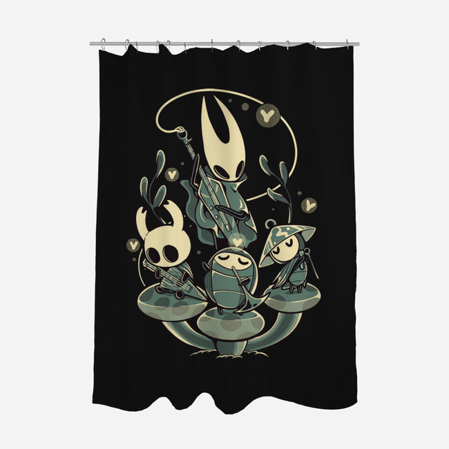 Hollow Harmony-None-Polyester-Shower Curtain-naomori