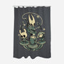 Hollow Harmony-None-Polyester-Shower Curtain-naomori