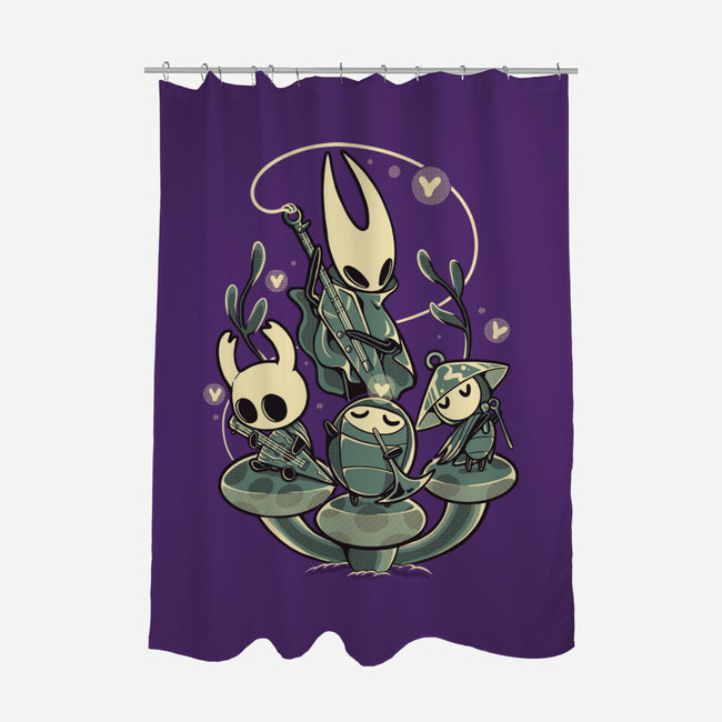 Hollow Harmony-None-Polyester-Shower Curtain-naomori