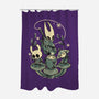 Hollow Harmony-None-Polyester-Shower Curtain-naomori