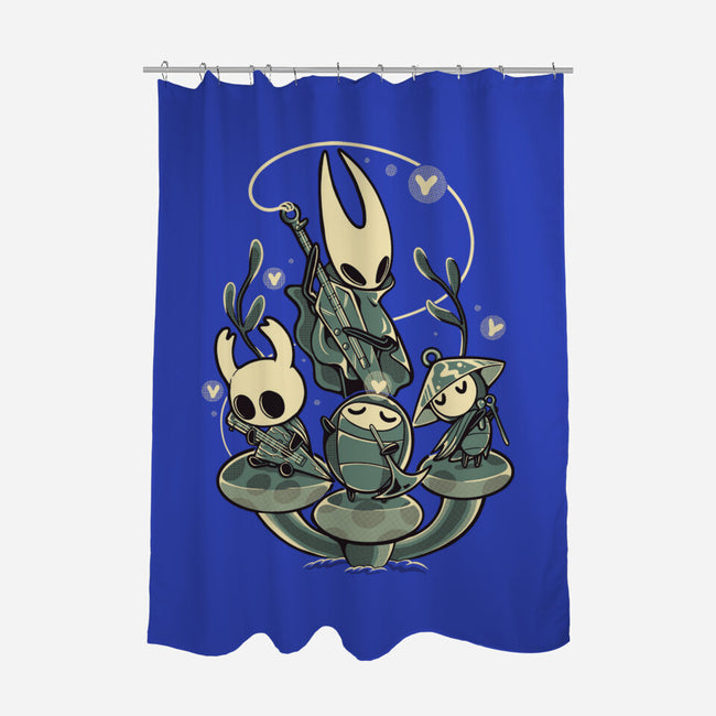Hollow Harmony-None-Polyester-Shower Curtain-naomori