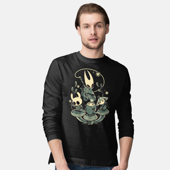 Hollow Harmony-Mens-Long Sleeved-Tee-naomori
