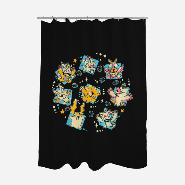 DigiPals-None-Polyester-Shower Curtain-naomori