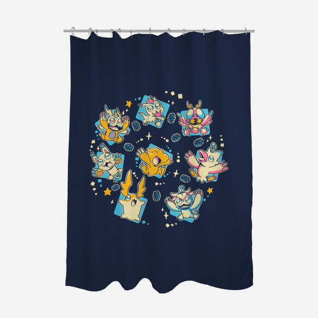 DigiPals-None-Polyester-Shower Curtain-naomori