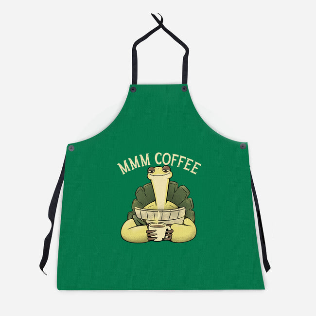 Hmmm Coffee-Unisex-Kitchen-Apron-naomori