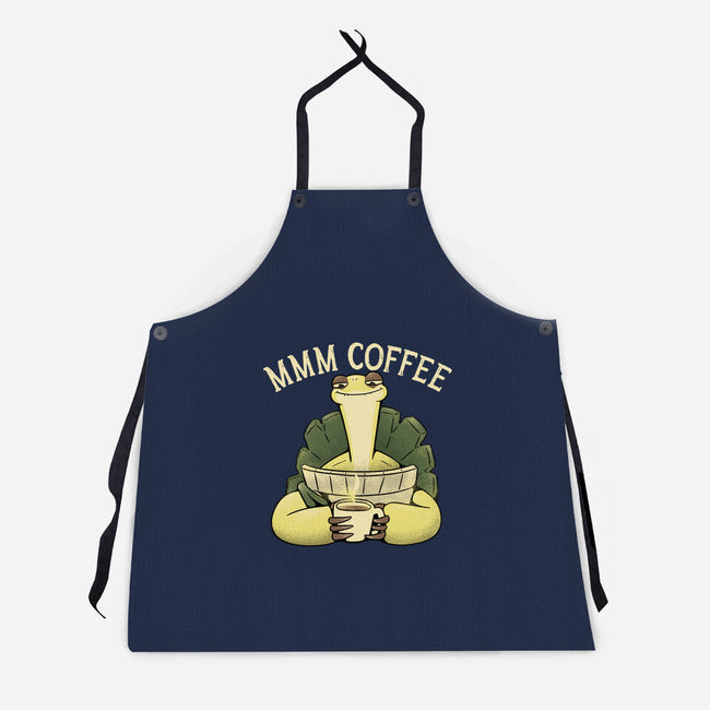 Hmmm Coffee-Unisex-Kitchen-Apron-naomori