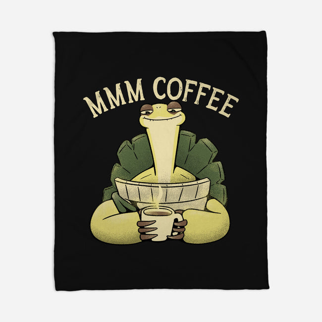 Hmmm Coffee-None-Fleece-Blanket-naomori