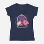 The Horror Persists But So Do I-Womens-V-Neck-Tee-naomori