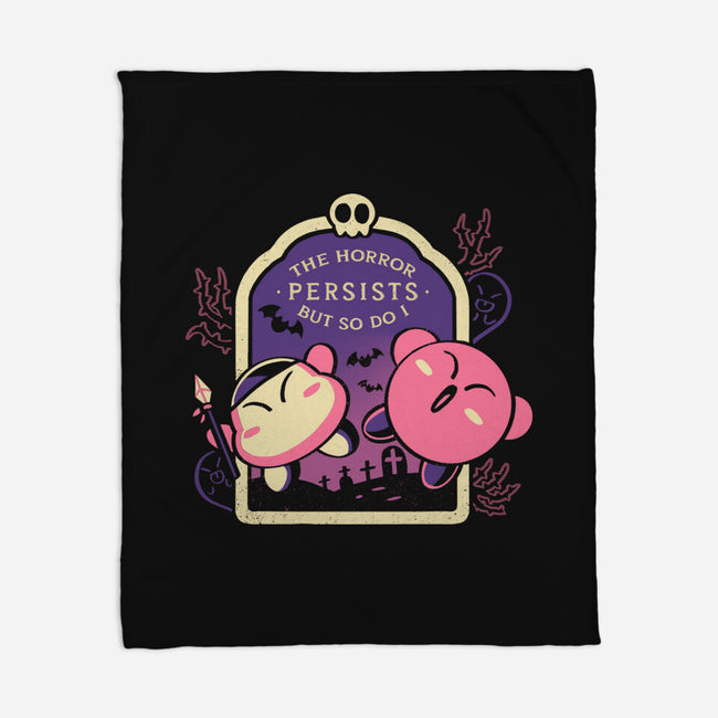 The Horror Persists But So Do I-None-Fleece-Blanket-naomori