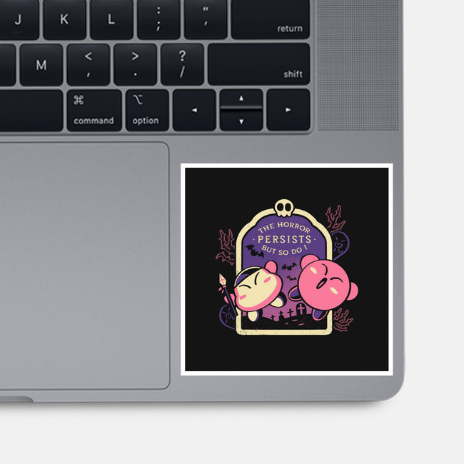 The Horror Persists But So Do I-None-Glossy-Sticker-naomori