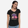 The Horror Persists But So Do I-Womens-V-Neck-Tee-naomori