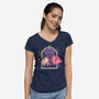The Horror Persists But So Do I-Womens-V-Neck-Tee-naomori
