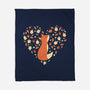 Fall Season Fox-None-Fleece-Blanket-naomori