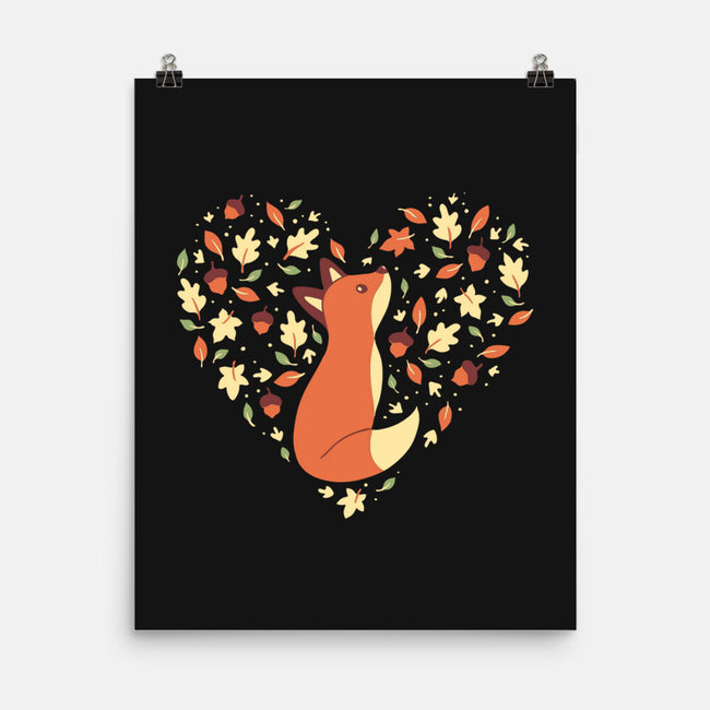 Fall Season Fox-None-Matte-Poster-naomori