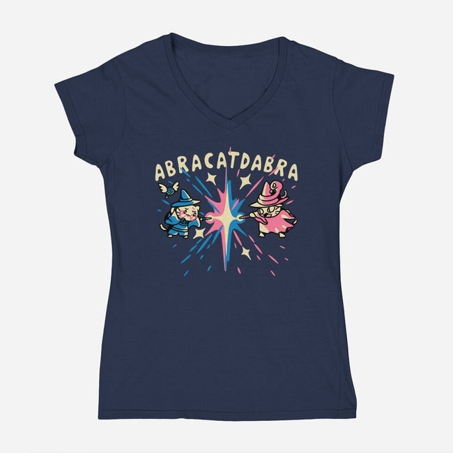 Abracatdabra-Womens-V-Neck-Tee-naomori