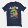 Cats Because People Are Stupid-Unisex-Basic-Tee-eduely