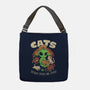 Cats Because People Are Stupid-None-Adjustable Tote-Bag-eduely