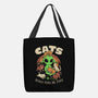 Cats Because People Are Stupid-None-Basic Tote-Bag-eduely