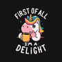 I'm A Delight-Womens-V-Neck-Tee-koalastudio