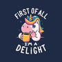 I'm A Delight-Womens-V-Neck-Tee-koalastudio