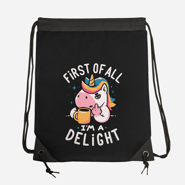 I'm A Delight-None-Drawstring-Bag-koalastudio