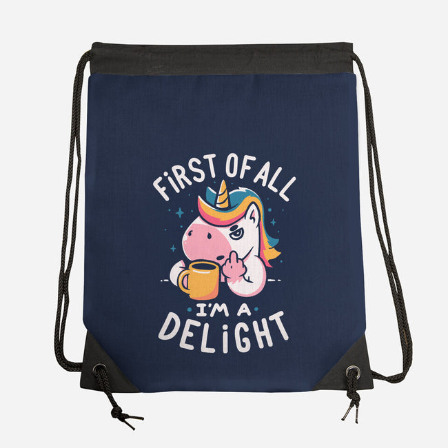 I'm A Delight-None-Drawstring-Bag-koalastudio