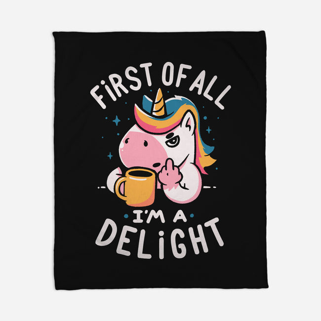 I'm A Delight-None-Fleece-Blanket-koalastudio
