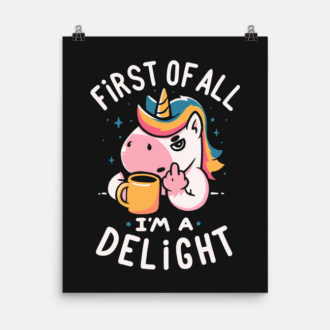 I'm A Delight-None-Matte-Poster-koalastudio